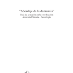 ABORDAJE DE LA DEMENCIA (ESPAÑOL)