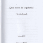 ¿QUÉ ES SER DE IZQUIERDA? (ESPAÑOL)